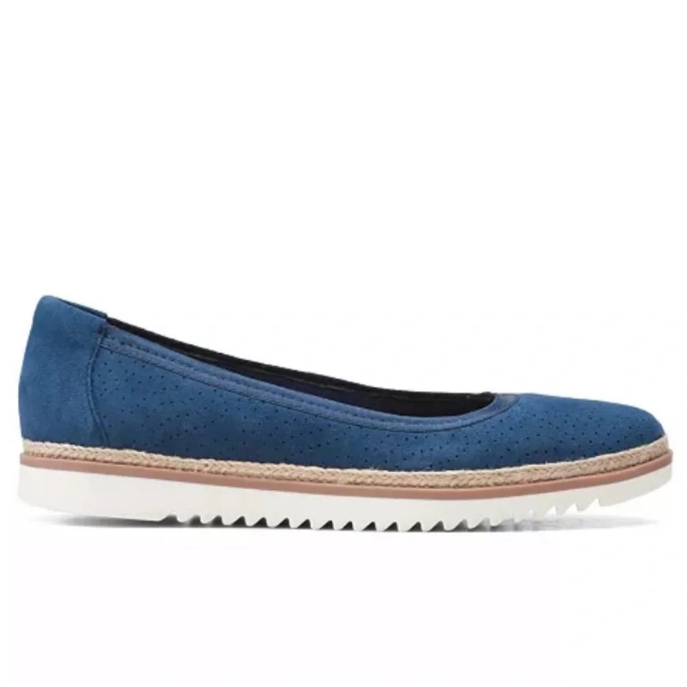 Clarks Collection Serena Kellyn Shoes Navy Size 9